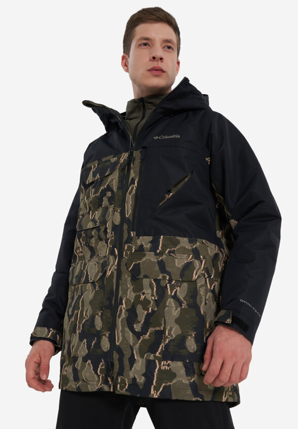 Куртка горнолыжная мужская Columbia Coreshot Printed Jacket, Зеленый