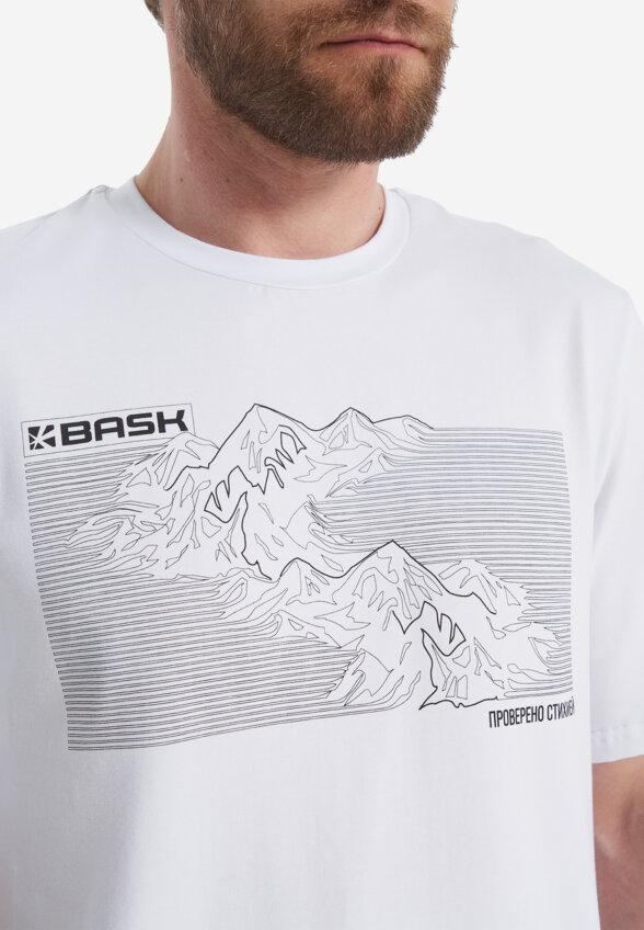 Футболка мужская Bask Topography Mt V2, Белый