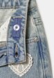 Джинсы Baggy с кружевной аппликацией для девочек10  - превью