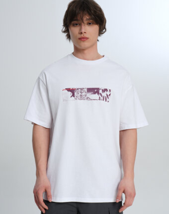 Футболка мужская Quiksilver Mercury Vortex, Белый женщинам