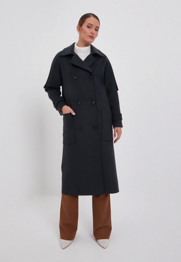 Пальто двубортное ReaLegenda