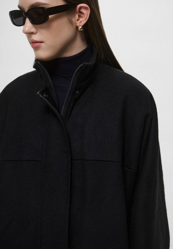 Пальто однобортное Trussardi