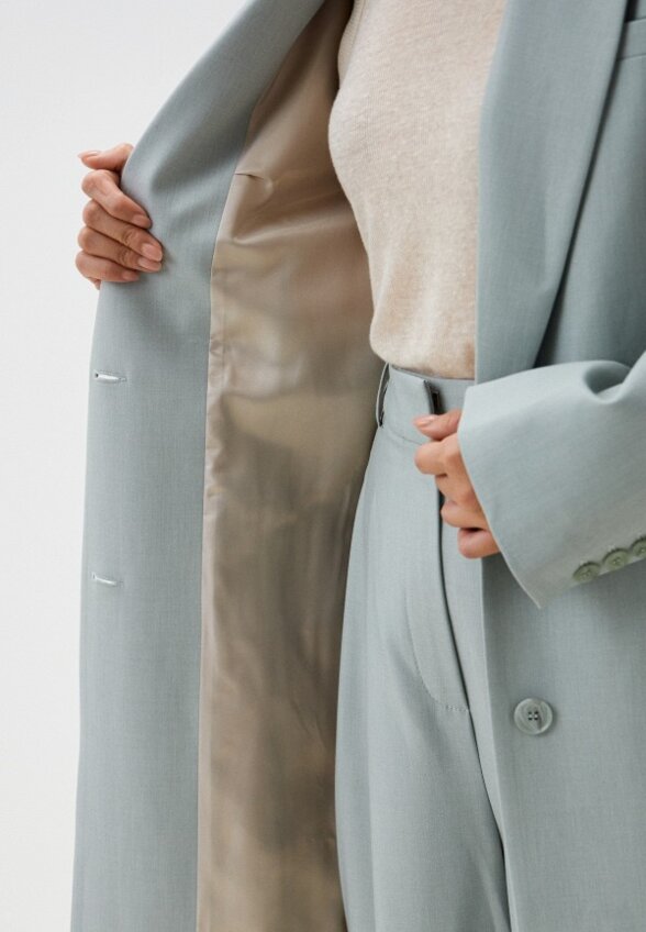 Пальто однобортное Daisyknit