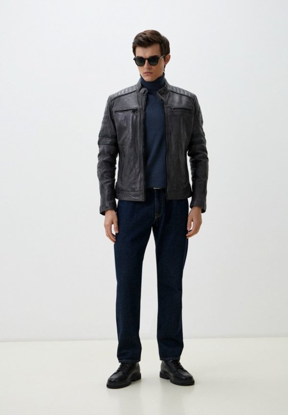 Куртка кожаная Jorg Weber