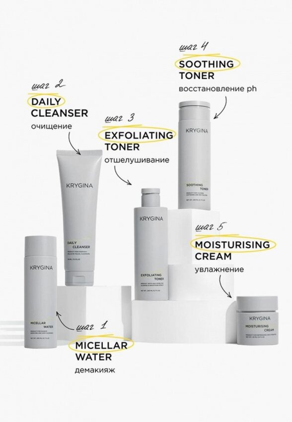 Мицеллярная вода Krygina Cosmetics