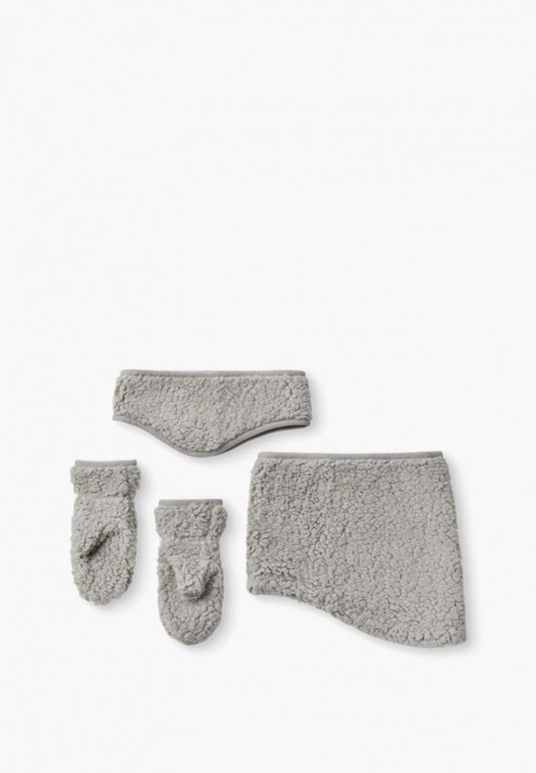 Повязка, снуд и варежки Happy Baby