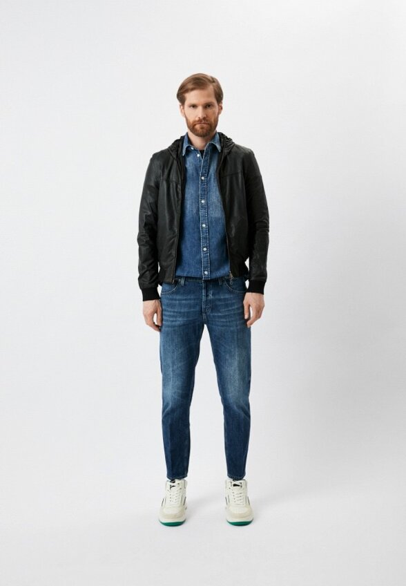 Куртка кожаная Blouson