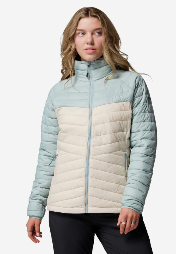 Ультралегкий пуховик женский Columbia Powder Pass Jacket, Бежевый