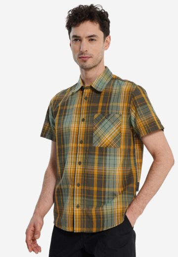 Рубашка с коротким рукавом мужская Outventure, Зеленый