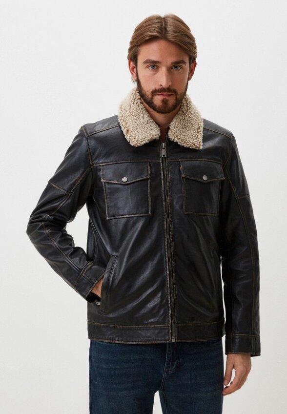 Куртка кожаная Mustang