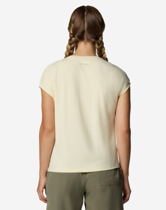 Футболка женская Columbia Boundless Trek Short Sleeve Tee, Желтый женщинам