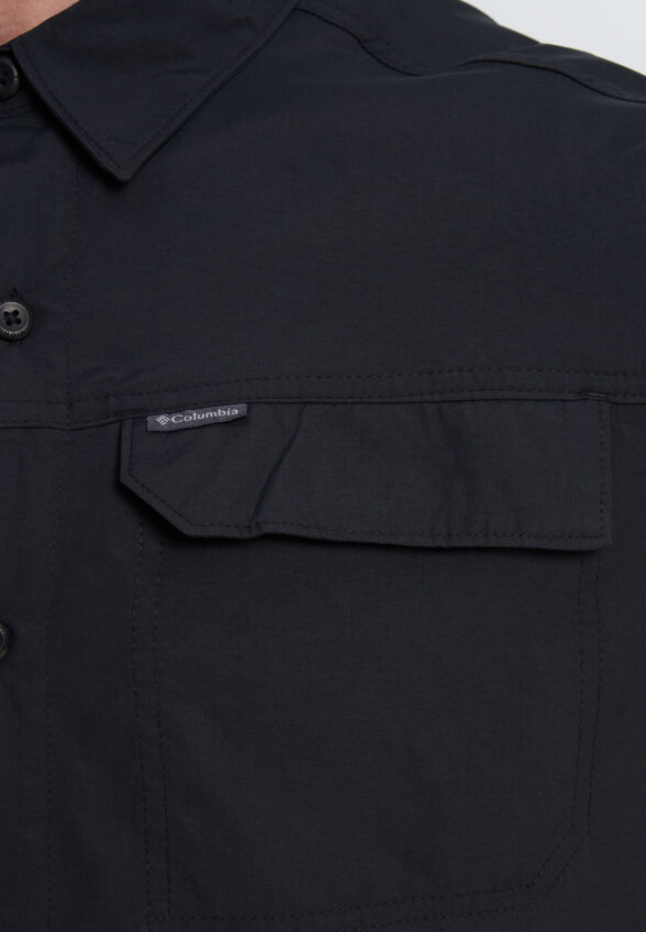 Рубашка с коротким рукавом мужская Columbia Silver Ridge 2.0 Short Sleeve Shirt, Черный