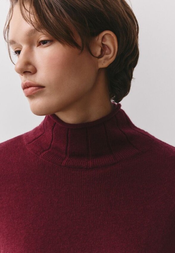 Вязаный джемпер с содержанием шерсти и кашемира