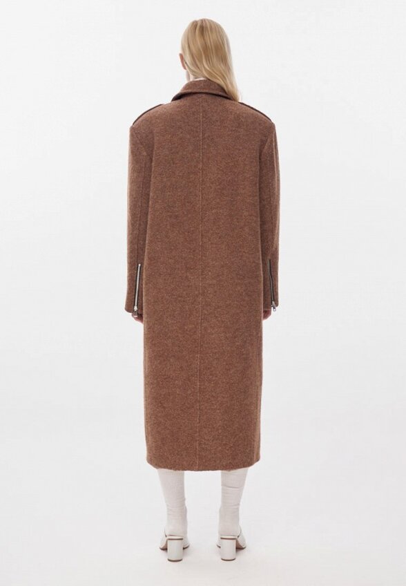 Пальто однобортное Shi-shi