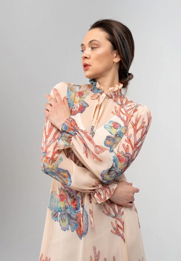 Платье и комбинация Redkoe