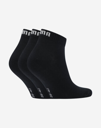 Носки PUMA Quarter, 3 пары, Черный женщинам