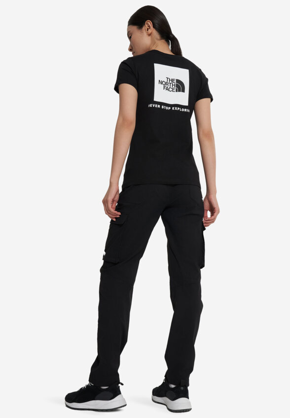 Футболка женская The North Face Box Nse Slim, Черный