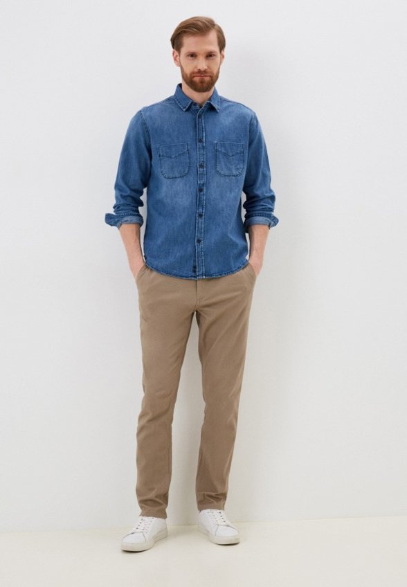 Рубашка джинсовая Sisley