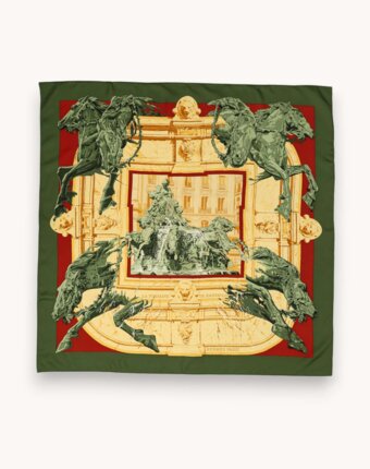 Hermes Silk Scarf женщинам