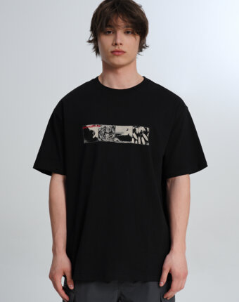 Футболка мужская Quiksilver Mercury Vortex, Черный женщинам