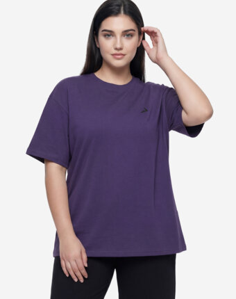 Футболка женская Demix, Plus Size, Фиолетовый женщинам