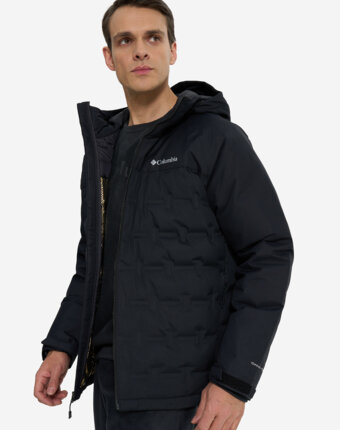 Ультралегкий пуховик мужской Columbia Grand Trek III Down Hooded Jacket, Черный женщинам