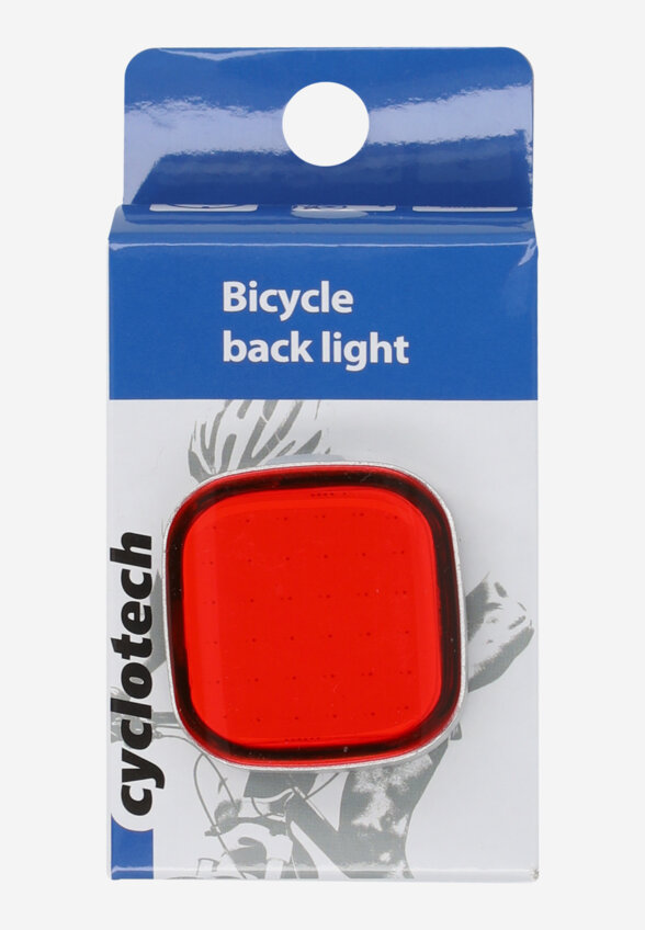 Фонарь велосипедный задний Cyclotech CRL-X, Красный