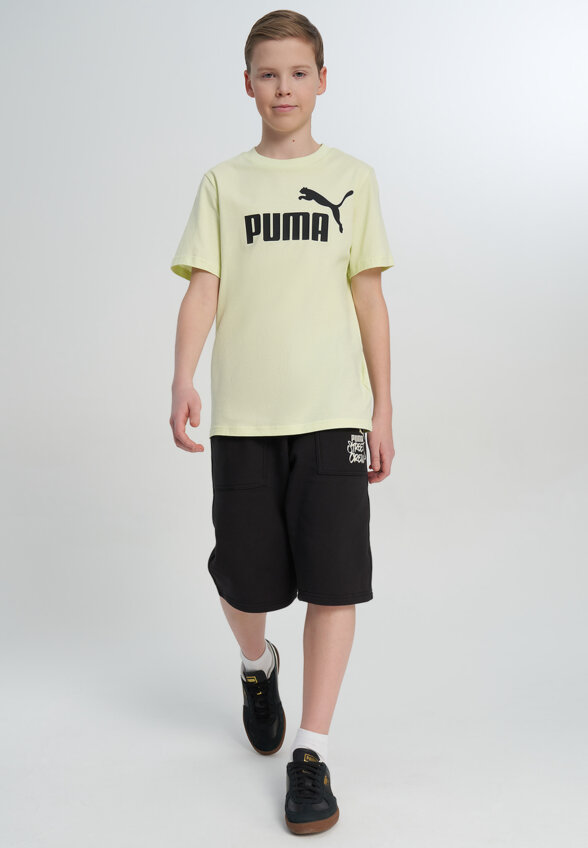 Футболка для мальчиков PUMA Ess No. 1 Logo, Зеленый