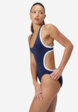 Купальник слитный женский Speedo Solid Bound, Синий2  - превью