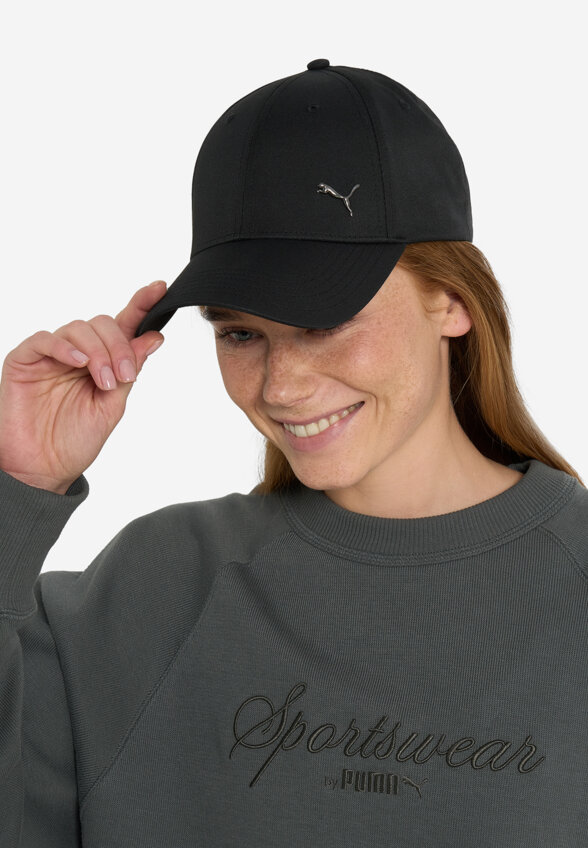 Бейсболка PUMA Ess Metal Cat, Черный