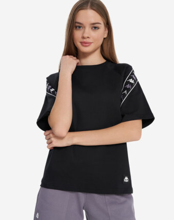 Футболка женская Kappa, Черный женщинам