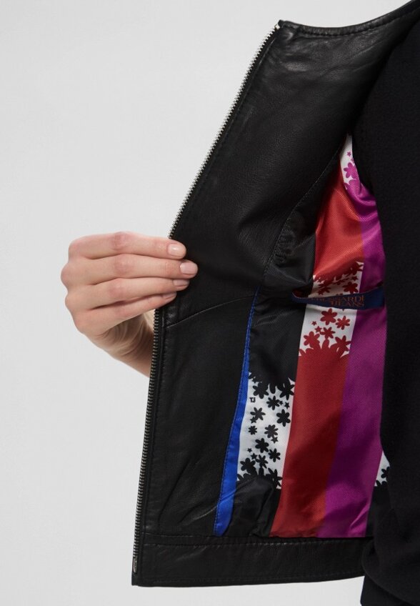 Куртка кожаная Trussardi