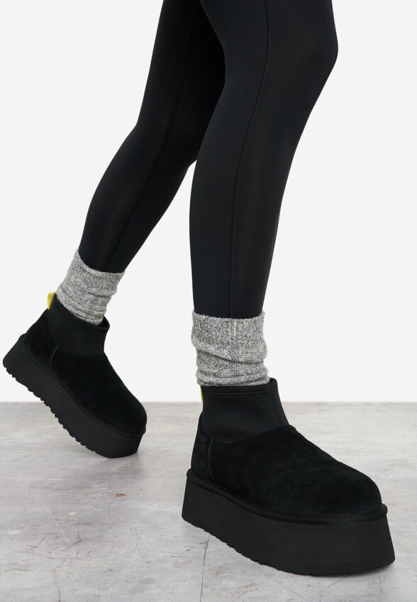 Угги женские UGG Classic Mini Dipper, Черный