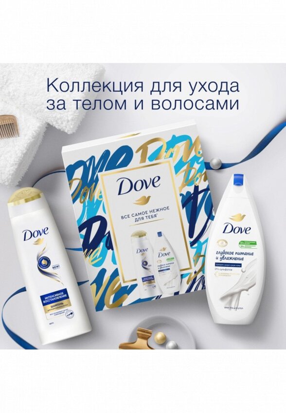 Набор для ванны и душа Dove