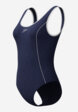 Купальник слитный женский Speedo Texture Bound Scoop, Синий9  - превью