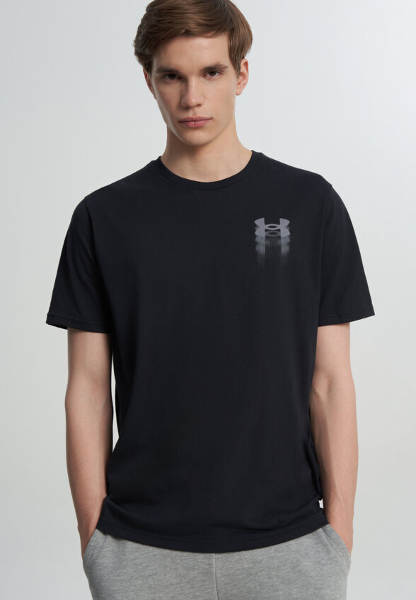 Футболка мужская Under Armour Blur Logo, Черный