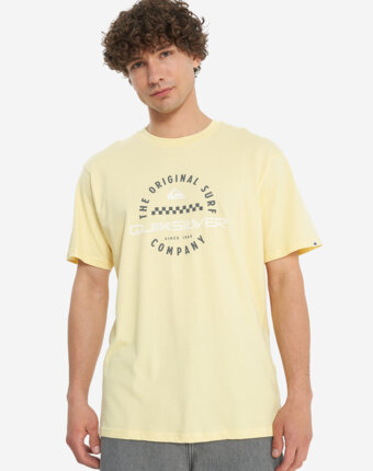 Футболка мужская Quiksilver Post It, Желтый женщинам