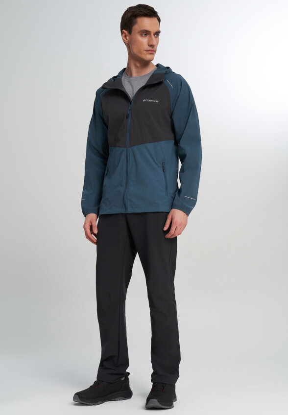 Ветровка мужская Columbia Columbia Tech II Wind Full Zip, Синий
