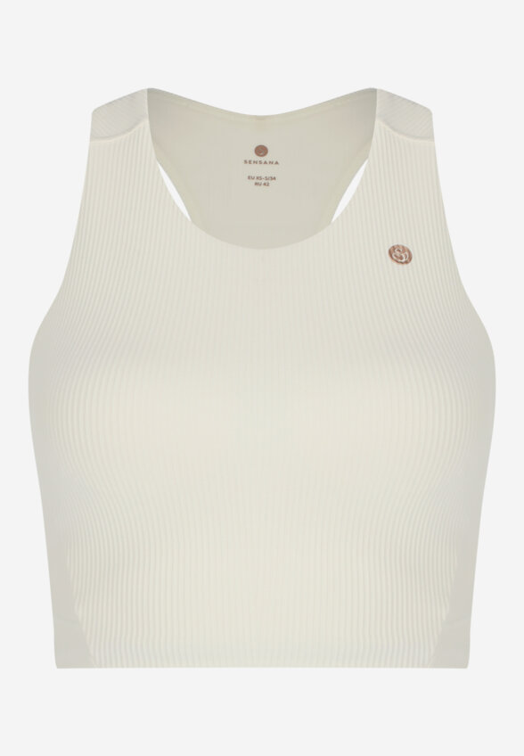 Топ бра спортивный Sensana IconicShape, Белый