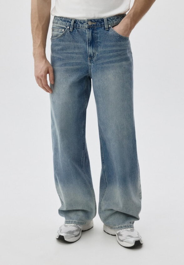 Джинсы WIDE LEG со средней посадкой