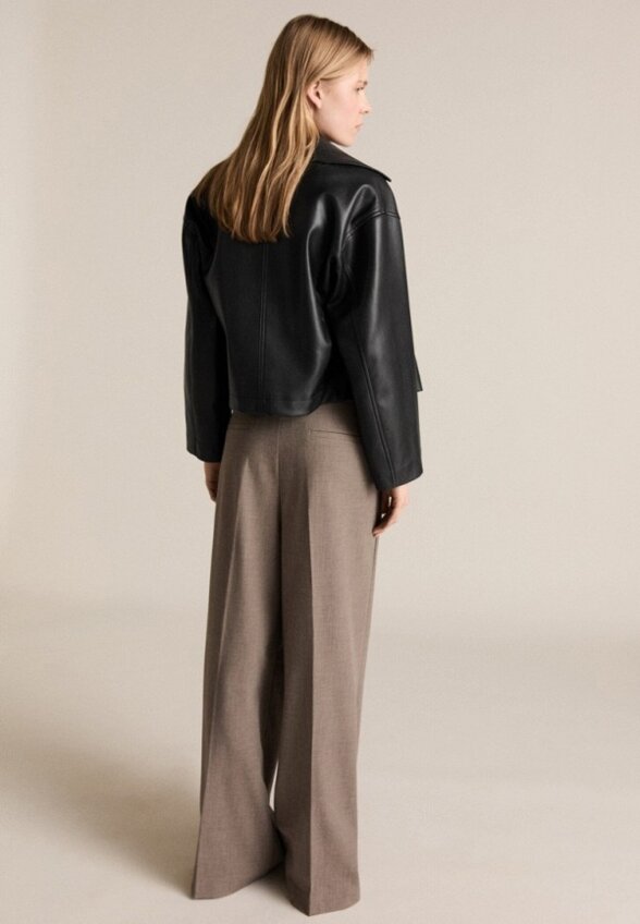 Куртка кожаная Mango