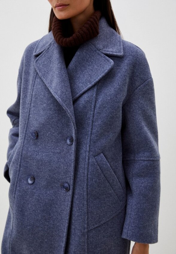 Пальто двубортное Снежная Королева