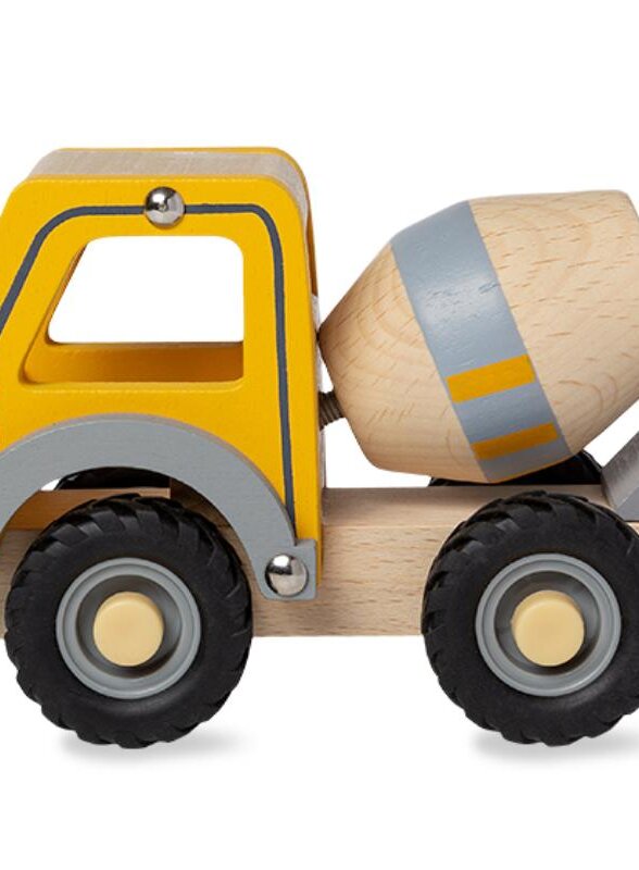 Игрушечная бетономешалка LUKNO, желтый