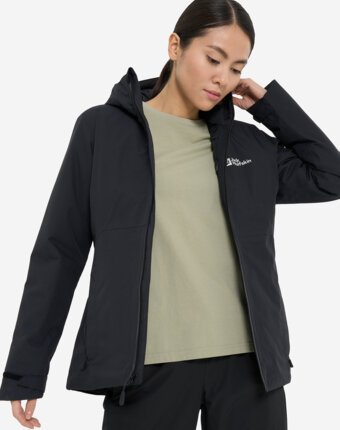 Куртка утепленная женская Jack Wolfskin Wisper, Черный женщинам