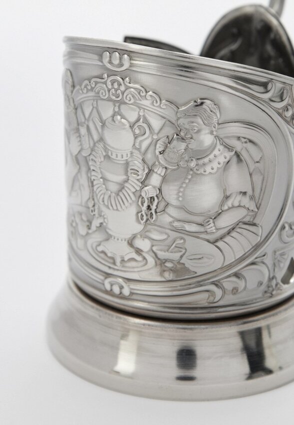 Подставка под стакан Кольчугинский мельхиор