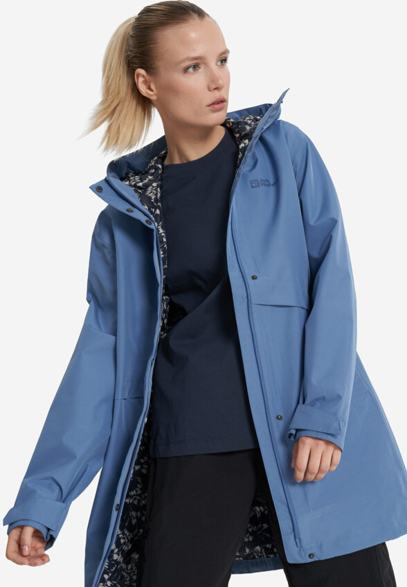 Куртка мембранная женская Jack Wolfskin, Голубой