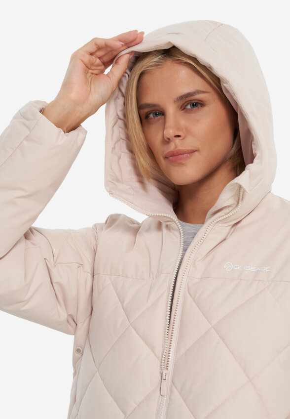 Пуховик женский Glissade, Бежевый