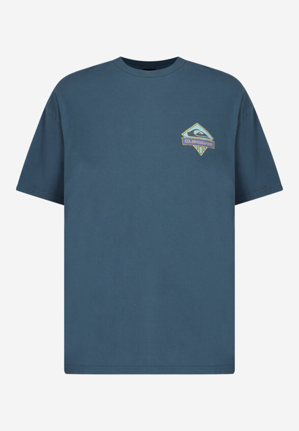 Футболка мужская оверсайз Quiksilver Crystal Jet, Синий