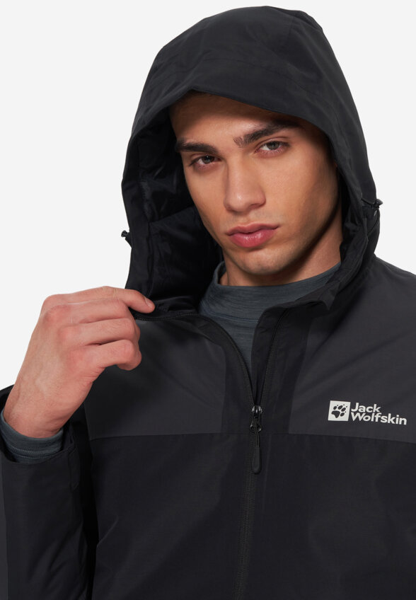 Куртка утепленная мужская Jack Wolfskin Jasper, Черный