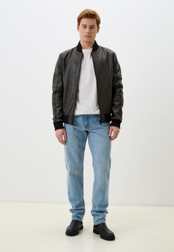 Куртка кожаная Urban Fashion for Men